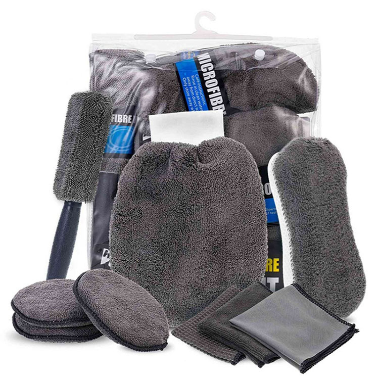 9 na PCS na Mga Kit sa Paglilinis ng Sasakyan