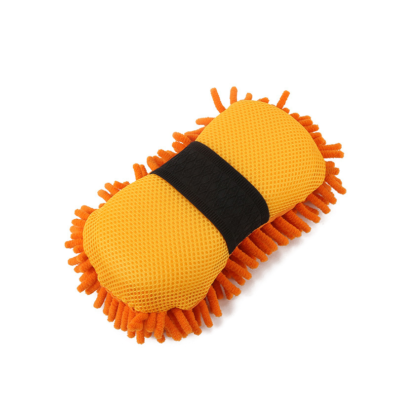 Chenille Car Wash Sponge na May Elastic